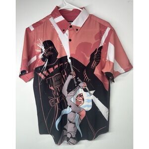 Rsvlts Star Wars Tenacious Togruta Button Up Short Sleeve Shirt - Small